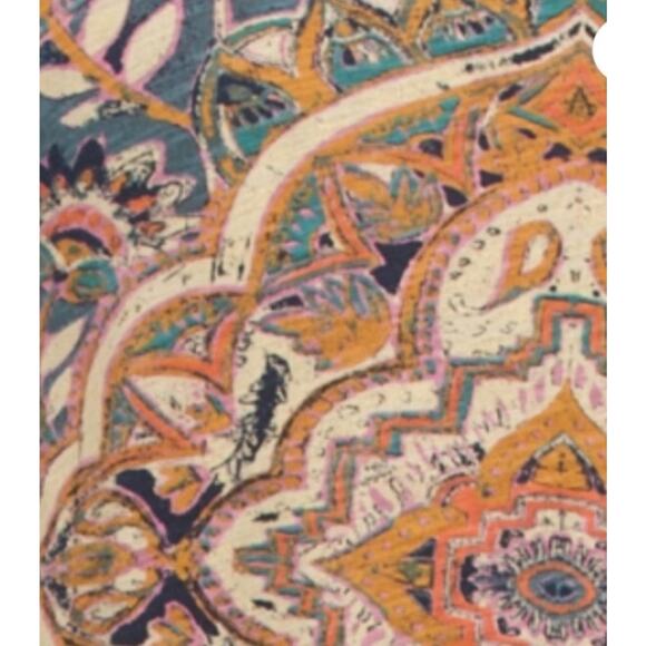 Lucky‎ Brand Women's Persian Carpet Print Tee Shirt Size 1X T-Shirt Cotton Modal - Picture 7 of 12